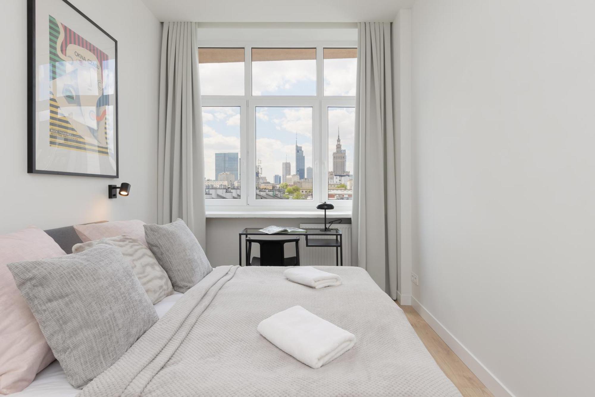 City Panorama Spacious Apartment By Renters Prestige وارسو المظهر الخارجي الصورة